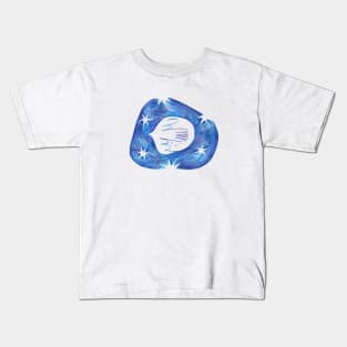 Birdy moon dream Kids T-Shirt